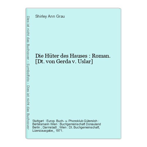 Die hüter des hauses roman - hüter, :