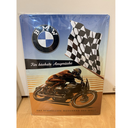Bmw blechschild hochformat - bmw,