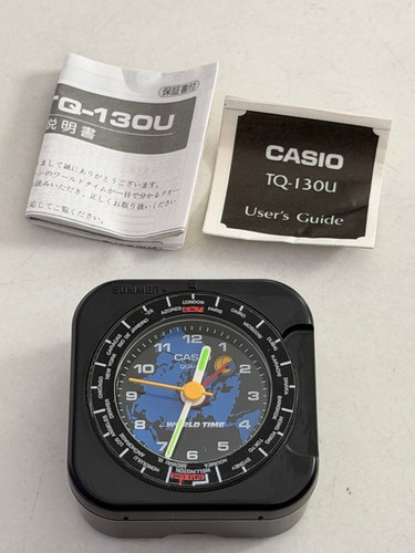 Casio quartz reisewecker world - casio,