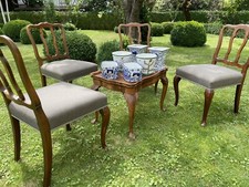 ess zimmer stühle 4 er set antik zzgl. Dekoration Vasen Fayencen Tisch antik