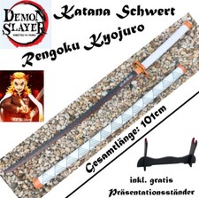 NEU DEMON SLAYER Rengoku Samurai Katana Schwert  101cm für Cosplay Fans NEW LARP