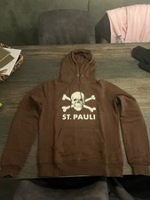 St. Pauli Hoodie Kapuzenpullover Gr. M Braun