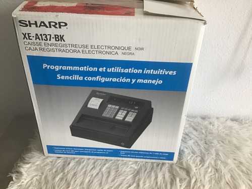 Sharp a137x kasse - sharp, xe-a137x-bk
