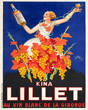 Kina Lillet Art Deco Poster