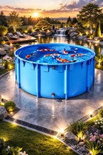 Koi hälterungsbecken - koi,