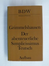 Grimmelshausen DER ABENTEUERLICHE SIMPLICISSIMUS TEUTSCH