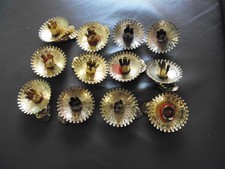 Christbaumschmuck  Kerzenhalter mit Clip 12 Stück