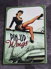 Pin Up  Wings -  Blechschild / Schild / Deko