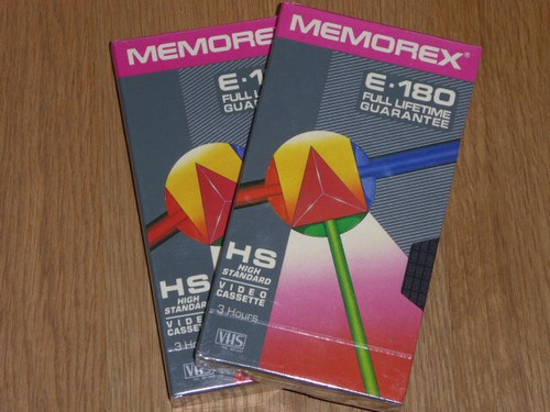 Videokassetten memorex - 2, x