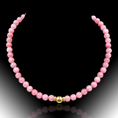 Rhodochrosite halskette kette - rhodochrosite-halskette,