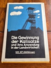 Gewinnung Kalisalze 1929 Ackerbau Landwirtschaft Traktor Schlepper Prospekt