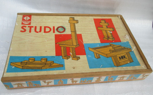 Altes ddr holzbaukasten spiel - altes,