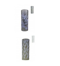 Deko Silber Weiß LED