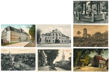 7 alte Ansichtskarten, Postkarten Langensalza, vor 1945, Konvolut, Lot Thüringen