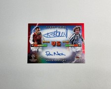 2024-25 Topps Finest Rivals Dual Auto Red - Thierry Henry VS Pavel Nedved 4/5