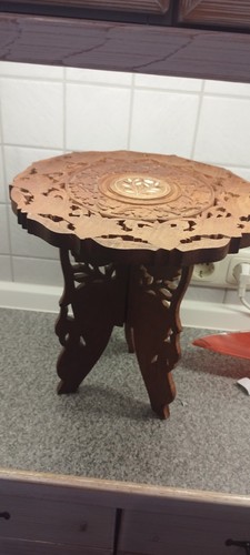 Tisch antik holz handarbeit - ,