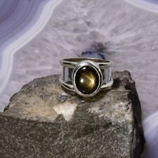 Schwarzer Stern Saphir Ring