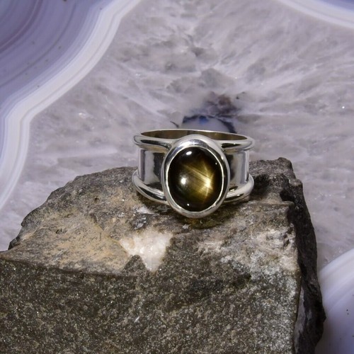 Schwarzer stern saphir - schwarzer,