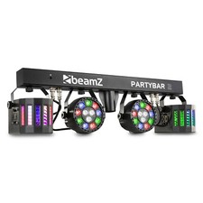 BeamZ "Partybar2" LED Lichtset mit Stativ & IR-FB Lichtanlage 2 Spots 2 Derbys!