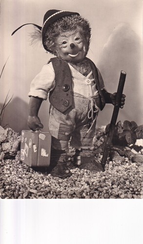 Postkarte mecki ich komme - -, komme"