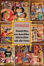 Popcorn Zeitschriften zum Auswählen - 2003 & 2004 inkl. aller Poster