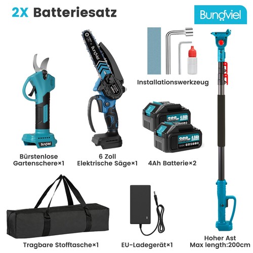 21v 4in1 akku kettensäge - 4in1,