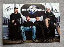 Autogrammkarte Dritte Wahl