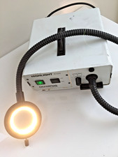 Olympus Highlight 3100 Glasfaser Kaltlichtquelle & Ringlicht Mikroskop