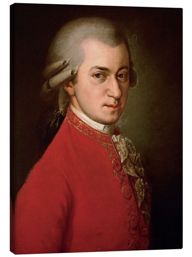 Leinwandbild wolfgang amadeus - leinwandbild,