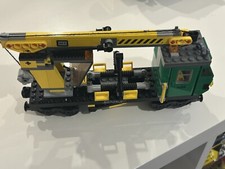 Lego Eisenbahn Kranwaggon aus