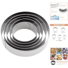 5pcs Verschieden Große Ausstechformen, Ausstechform Edelstahl Keksausstecher ...