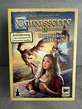 Carcassonne - Burgfräulein und Drache - 3. Erweiterung - Neuwertig-Hans im Glück