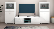 Wohnwand Vitrine TV-Schrank