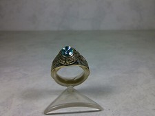 D38-14 / pompöser  Ring 10 K GG High School TACONIC HILLS CLass of 93 ca. Gr. 61