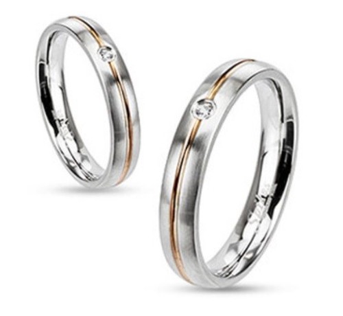 Damen edelstahl ehering - damen,
