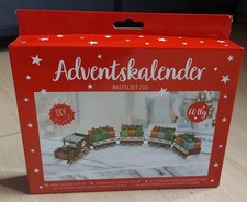 Adventskalender 60teiliges Bastelset Zug/Eisenbahn DIY,Ungeöffnete OVP 