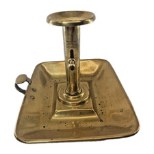 antiker Kerzenhalter Messing