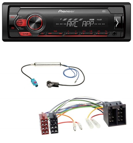 Pioneer dab 1din mp3 - pioneer, aux