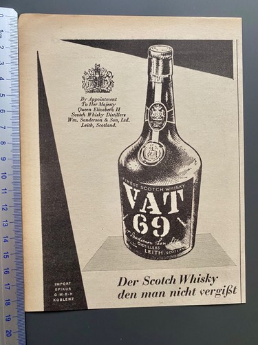 1959 vat scotch whisky den - 1959,