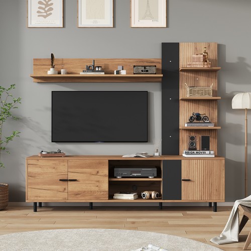 Schrank wohnwand set - wohnwand,