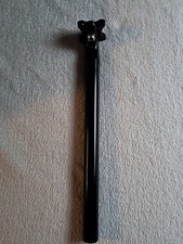 Sattelstütze gebr. 33,0 cm lang Schwarz