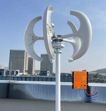 600W Windkraftanlage 12V 24V Windrad Windturbine Generator Mit Laderegler DE