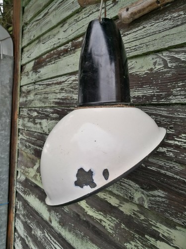 Fabriklampe emaille lampe