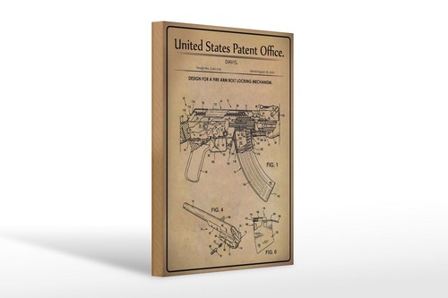 Holzschild patent 20x30 - patent, cm