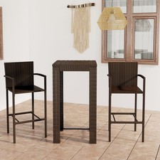 Gartenbar Set 3-tlg. Poly