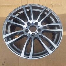 1x Alufelge 19 Zoll 8.5" 5x120 47ET Matt Schwarz 7845883 BMW 3 F34 F30 F32 F31