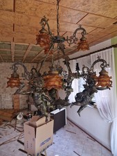 Antik Kronleuchter Messing