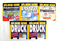 5 X Goldene Serie von Data Becker PC mit CD-ROM & Buch Konvolut Neuwertig Selten