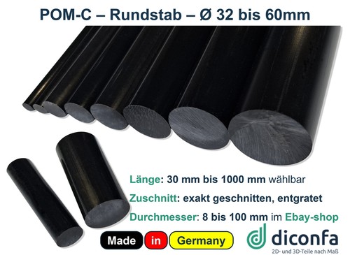 Pom rundstab stange - pom-c,