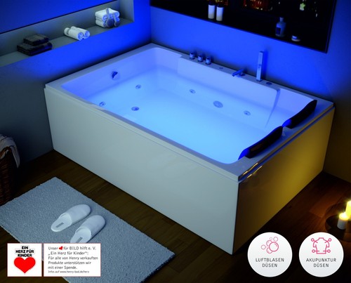 Whirlpool eckbadewanne - whirlpool,